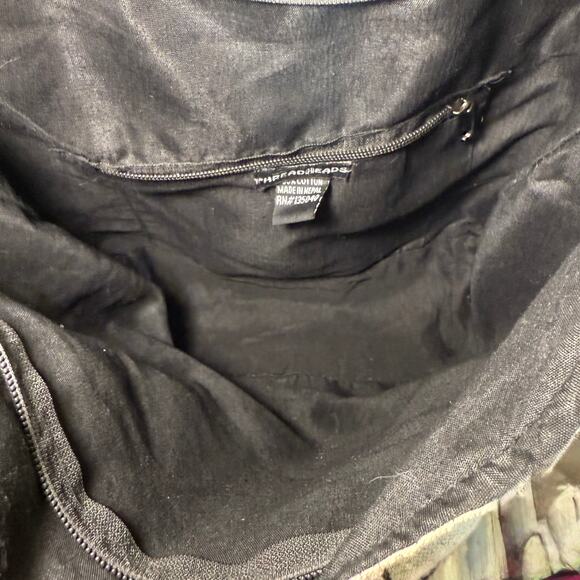 ThreadHeads Boho Razor Cut Patchwork Crossbody Shoulder Hang Bag Hippie Sling - Picture 6 of 8